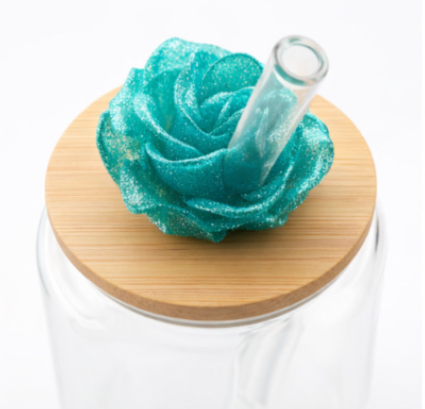 Glass Cup – Unicorn Bloom Design